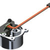 Futaba version of the XGuard Self-Calibrating RPM Sensor with AGC, Static discharge ESD protection and sensor power buffering