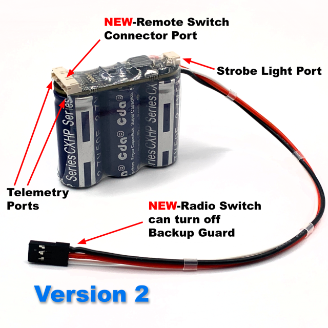 XGuard Plus C50 V2 Power Backup System 50F w/Telemetry, Alarm, Remote Off & Radio Switch ports