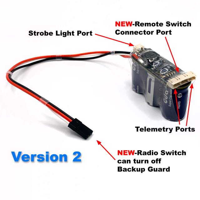XGuard Plus C25 V2 Power Backup System 25F w/Telemetry, Alarm, Remote Off & Radio Switch ports